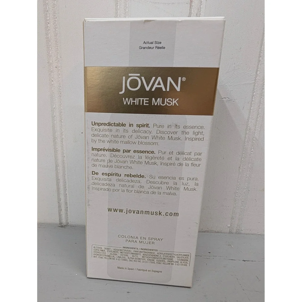Jovan White Musk for Women Cologne Spray 3.25 fl oz 96 ml New Open Box